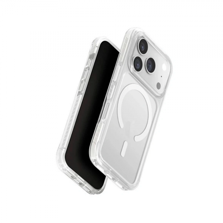 Пластиковая накладка Clear Case с MagSafe совместимая с iPhone 17 Pro Max прозрачная SZ