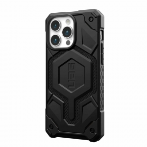 Противоударная пластиковая накладка UAG Monarch Pro MagSafe совместимая с iPhone 14 Pro карбон черная