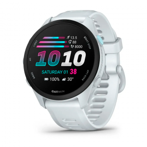 Умные часы Garmin Forerunner 70 43mm Amoled белый с белый силиконовым ремешком (010-04307-11) Тайвань