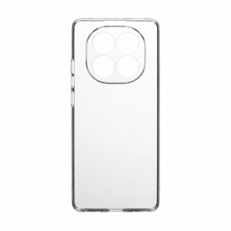Силиконовая накладка Parther совместимая с ПОКО X7/Нот 14 Pro прозрачная