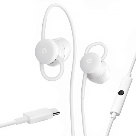 Проводные наушники Google Pixel Earbuds Type-C белые