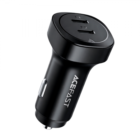 Автомобильное зарядное устройство Acefast Dual USB-C 72W - фото 2