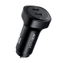 Автомобильное зарядное устройство Acefast Dual USB-C 72W