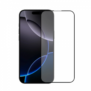 Защитное стекло Cabal Premium совместимое с iPhone 16 Pro Max/17 Pro Max полноэкранное черное