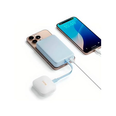 Внешний аккумулятор Ксиаоми WPB1007MI с MageSafe 33W 10000 mAh белый - фото 2