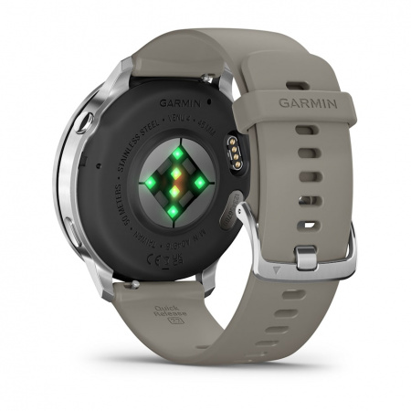 Умные Часы Garmin Venu 4 45mm Silver Grey (серебро/серый ремешок) (010-03014-41) - фото 7