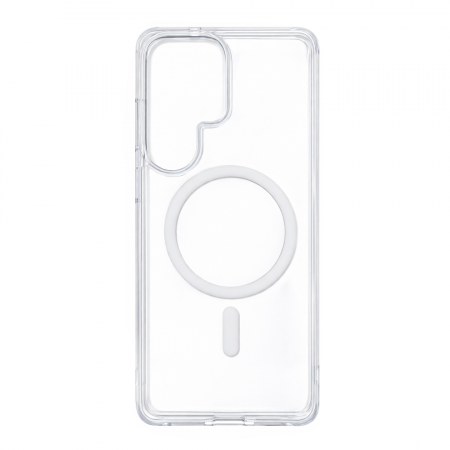 Пластиковая накладка Keephone Hybrid Non-Yellowing с MagSafe совместимая с Samsung S 26 Ultra прозрачная