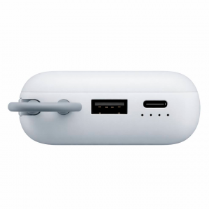 Внешний аккумулятор Ксиаоми 20000 mAh 33W с кабелем Type-C White (белый)