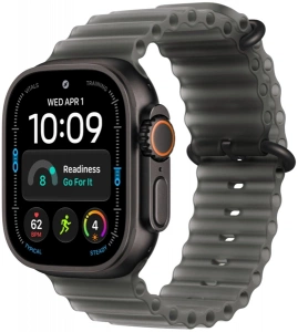 Apple Watch MJAY4 Series Ultra 4 Cellular 49mm Black Ti Trn Black Ocean Band (черный/ремешок полупрозрачный чёрный океан)