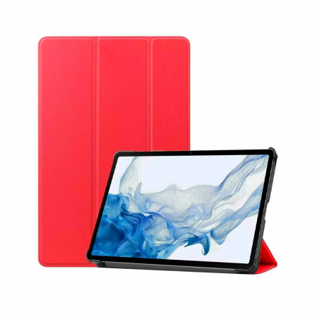 Чехол-книжка Partner совместимый c Samsung Tab S10+/S9+/S9 FE красная