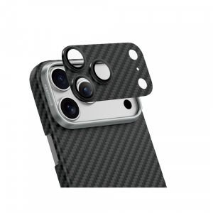 Защитное стекло на модуль камеры Keephone Kevlar Lens совместимое с iPhone 17 Pro черное