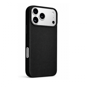 Кожанная накладка KZDOO Mag Noble Collection с MagSafe совместимая с iPhone 17 Pro Max черная