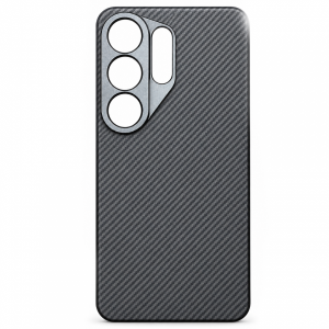 Кевларовая накладка Original Kevlar совместимая с Samsung S26 Ultra (DBlack 600) черная