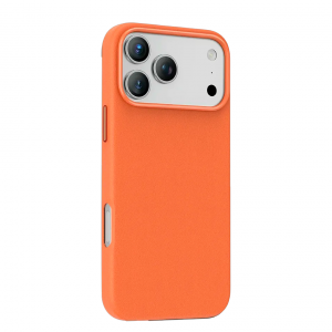 Накладка Silicone Case KEEPHONE ROSANA с MagSafe совместимая с iPhone 17 Pro Max оранжевая