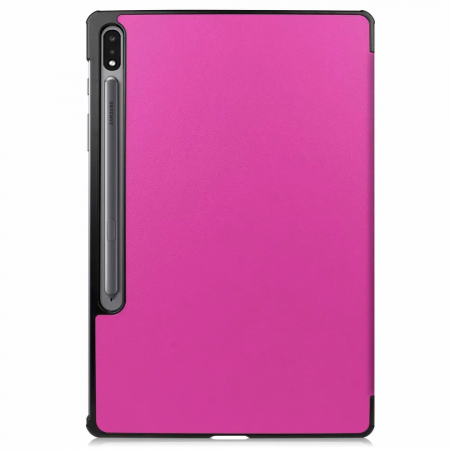 Чехол-книжка совместимый с Samsung Tab S9+ фиолетовый - фото 2