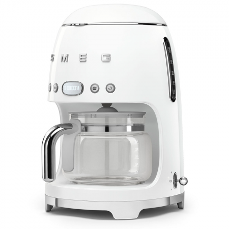 Капельная кофеварка SMEG DCF02WHEU, 10 чашек, 1,4 л, цвет белый
