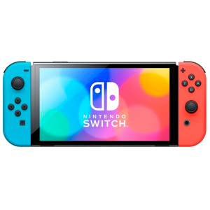 Игровая приставка Nintendo Switch - OLED  неоновая синяя/неоновая красная (Китай)
