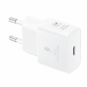 Сетевое зарядное устройство+(кабель Type-C/Type-C) Samsung (EP-T2510XWEGEU) 25W белое LB