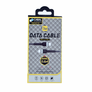 Кабель Cabal Premium Type-C/Type-C (CP-DCB-1321) 3A черный