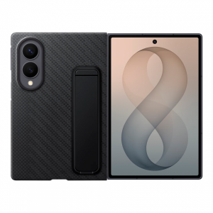 Чехол-накладка+пленка Samsung Carbon Standing Case Galaxy Z Fold8 (EF-XF971) черный