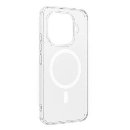 Противоударная накладка Cabal Premium Clear Case c MagSafe для Xiaomi 17t прозрачная - фото 3