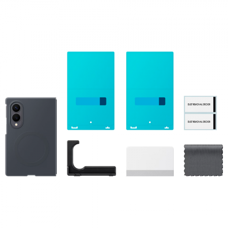 Чехол-накладка+пленка Samsung Silicone Magnet Case Galaxy Z Fold8 (EF-EF971) черный - фото 5