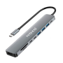 USB Хаб NOXO (N1) 9 in 1 серый 