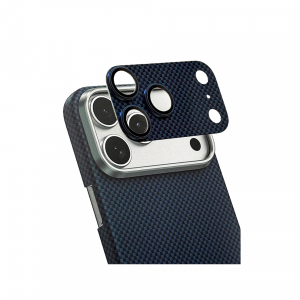 Защитное стекло на модуль камеры Keephone Kevlar Lens совместимое с iPhone 17 Pro синее
