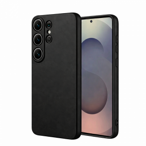 Накладка Silicone Case совместимая с Samsung S26 Ultra (SC) черная LB