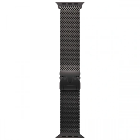 Apple Watch MJAV4 Series Ultra 4 Cellular 49mm Black Ti Black TML (M) (черный/черный браслет миланское плетение) - фото 4