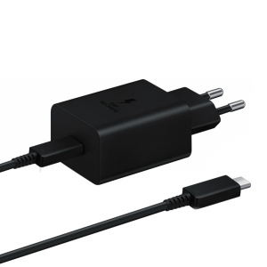 Сетевое зарядное устройство + кабель Type-C/Type-C Samsung (EP-T4511XBEGEU) Type-C 45W черное LB