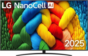 Телевизор LG 86" 86NANO81A6A (2025) 4K UHD NanoCell Smart TV ЕАС (гарантия LG)