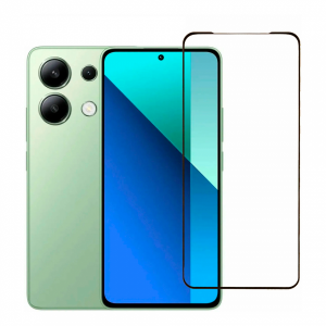 Защитное стекло Cabal Premium совместимое с Рэдми Нот 14 (5G)/Нот 13 полноэкранное черное