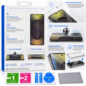 Защитное стекло с апликатором Keephone INNOVA совместимое с Samsung S26 Ultra