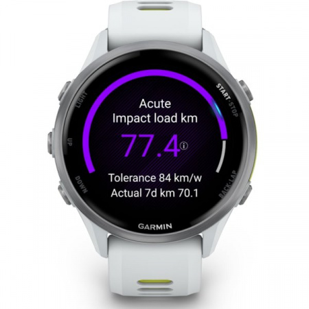 Умные Часы Garmin Forerunner 970 AMOLED титановый с белым ремешком (010-02969-61) (Тайвань) - фото 3