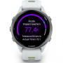 Умные Часы Garmin Forerunner 970 AMOLED титановый с белым ремешком (010-02969-61) (Тайвань)