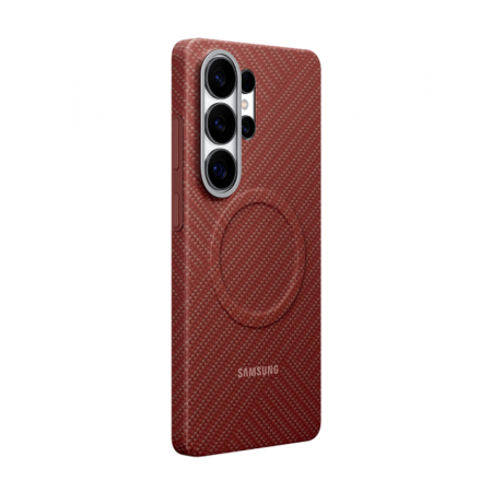 Чехол-накладка Samsung Carbon Magnet Case Galaxy S26 Ultra (EF-KS948) красный - фото 4