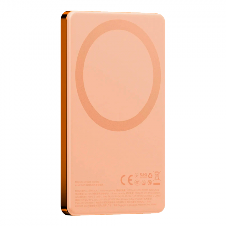 Внешний аккумулятор ENERGEA с MagSafe 5000 mAh 15W (CCC) оранжевый - фото 3