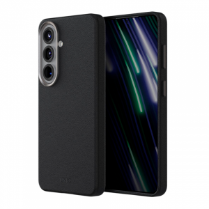 Накладка из эко кожи Uniq Lyden с MagSafe совместимая с Samsung Galaxy S26 Plus черная