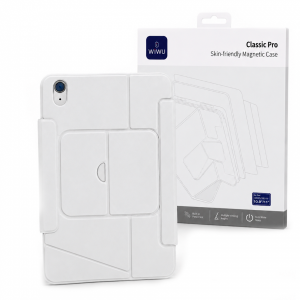 Чехол-книжка WIWU Skin-friendiy Magnetic Case совместимый с iPad Air 10.9"/11" (2024/25/26) White/Orange (бело-оранжевый)