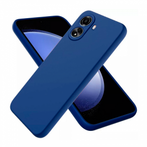 Силиконовая накладка Partner совместимая с ПОКО X7 Pro (SC) синяя
