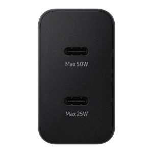 Сетевое зарядное устройство+(кабель Type-C/Type-C) Samsung (EP-T5020) 50W черное