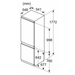 Холодильник BOSCH KIN86NSE0