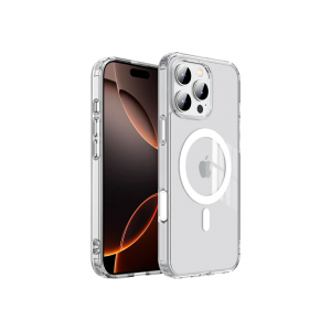 Противоударная накладка Cabal Premium Clear Case c MagSafe совместимая с Apple iPhone 16 Pro прозрачная