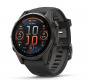 Умные часы Garmin Fenix 8 43mm AMOLED Sapphire Carbon Gray DLC titanium with black Peddle gray (серый карбон серый-черный ремешок) (010-02903-20)