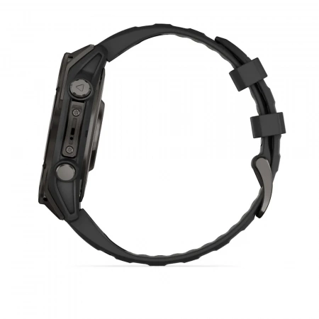 Умные Часы Garmin Fenix 8 47mm AMOLED Sapphire Carbon Gray DLC черный силикон (010-02904-29) (Тайвань) - фото 6