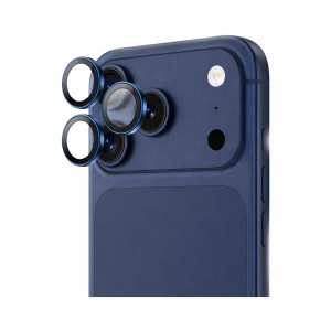 Защитное стекло на камеру WIWU Titan совместимое с iPhone 17 Pro/17 Pro Max Dark Blue (синее)