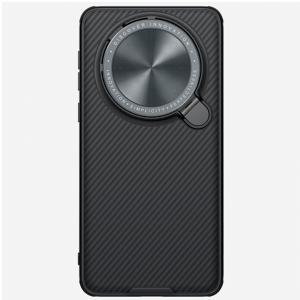 Противоударная пластиковая накладка с защитой камеры Nillkin Camshield Prop для Huawei Mate 60 Pro/60 Pro Plus черная