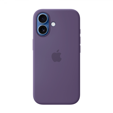 Накладка Silicone Case с MagSafe совместимая с iPhone 17 фиолетовый туман LB - фото 2