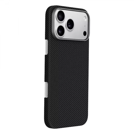 Кевларовая накладка KZDOO EXPLORER с MagSafe совместимая с iPhone 17 Pro Max черная